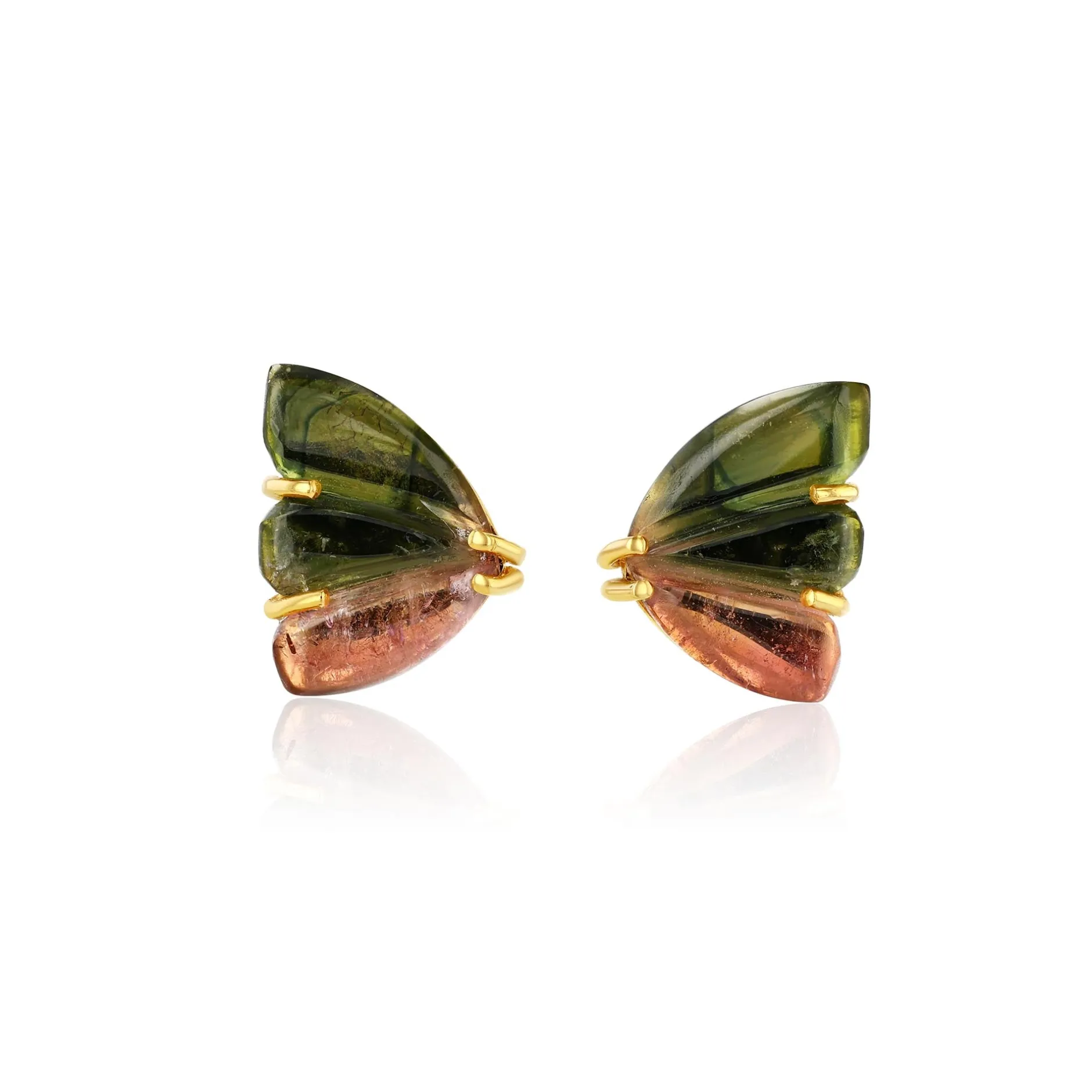 BI COLOR TOURMALINE BUTTERFLY EARRINGS^Brooke Gregson Best