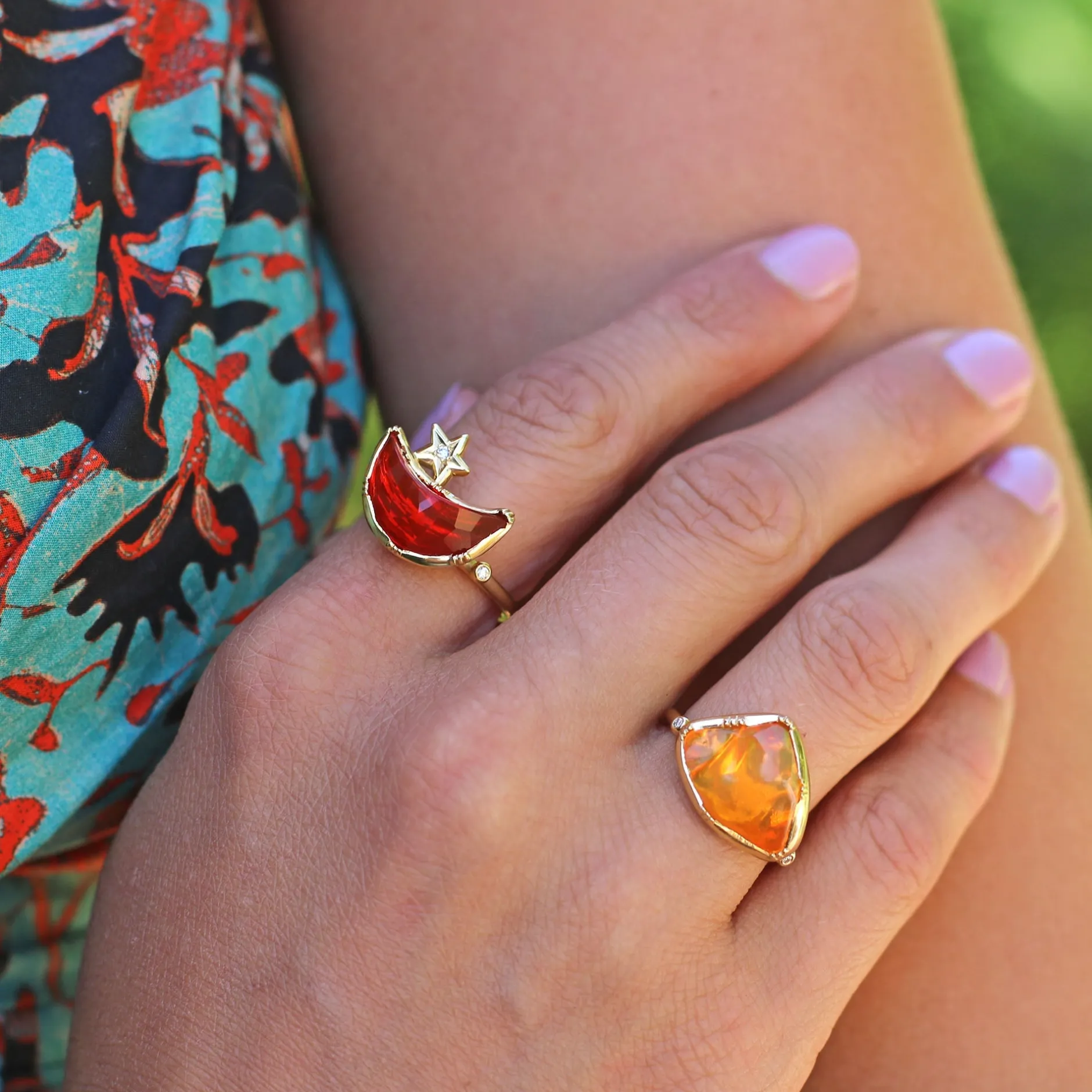 crescent_moon_fire_opal_star_ring_4.webp CRESCENT MOON FIRE OPAL STAR RING^Brooke Gregson Hot